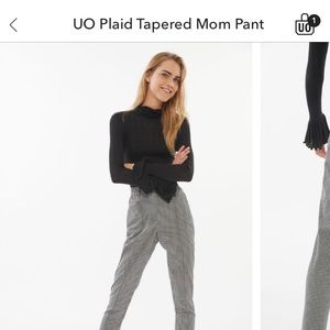Urban outfitters Check trousers
